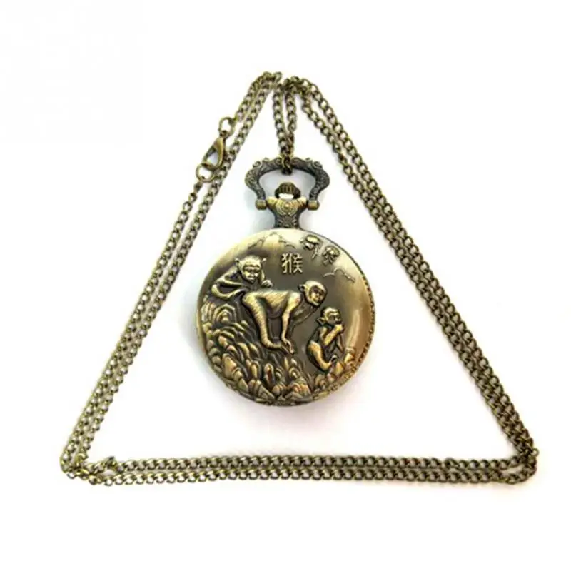 Новое поступление карманные часы унисекс Прозрачные Автоматические классические винтажные кварцевые карманные часы зодиака портативные женские мужские карманные часы