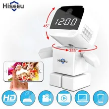 HD 960P Wireless Robot IP Camera Wi-fi Network CCTV Camera WIFI 1.3MP Baby Monitor Security Night Vision Clock Camera Hiseeu