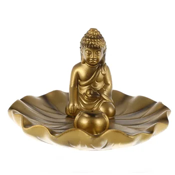 

Creative Golden Buddha Figurines Desktop Decoration Aromatherapy Incense Resin Crafts India Buddha Statues Ornaments Home Decor