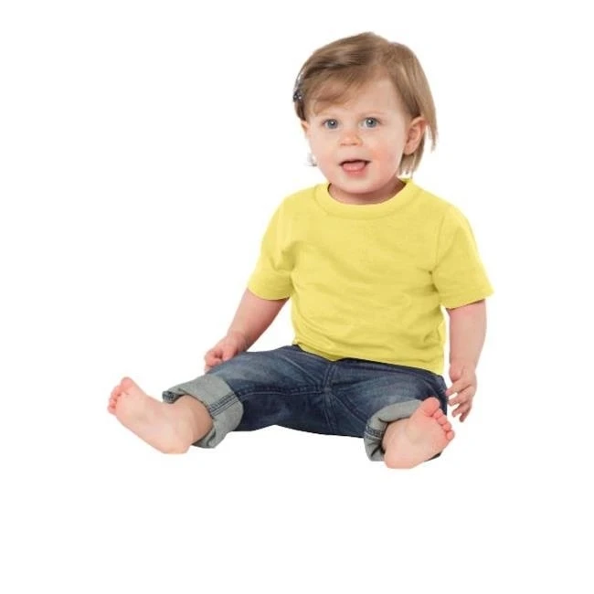 Precious Cargo CAR54I Infant Core Cotton Tee Yellow - 12 Month