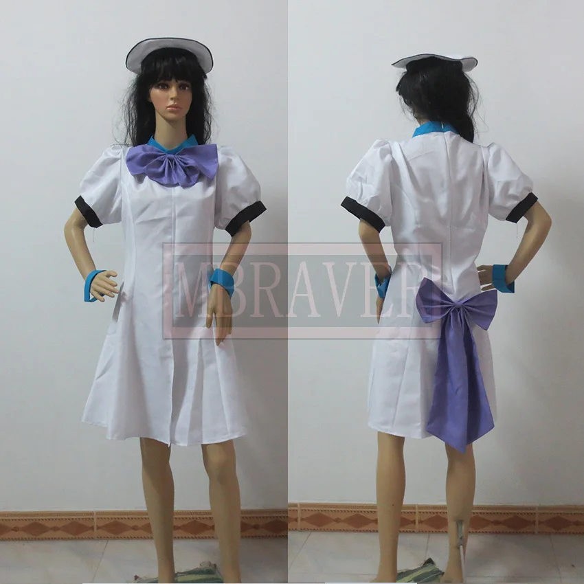 

Higurashi When They Cry Higurashi no Naku Koro ni Rena Ryugu Uniform Cloth Cosplay Costume Custom Made Any Size
