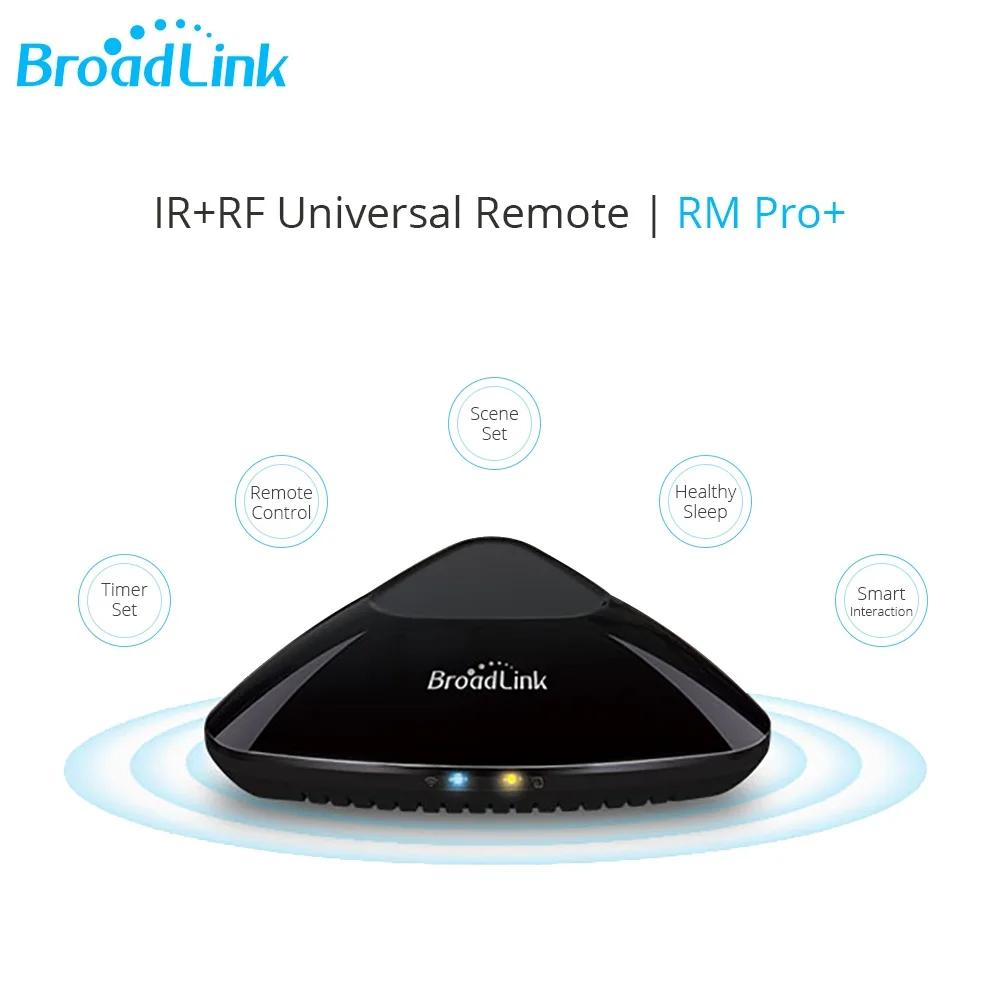

Broadlink RM Pro+ Universal IR Remote Control Smart 433 Rf Remote Compatible Alexa Google Home For Apple Xiaomi Home Automation