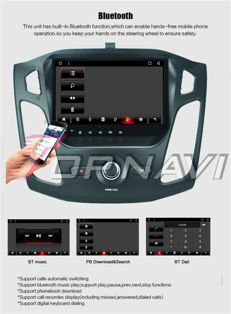 car radio For Ford Focus 2014 2015