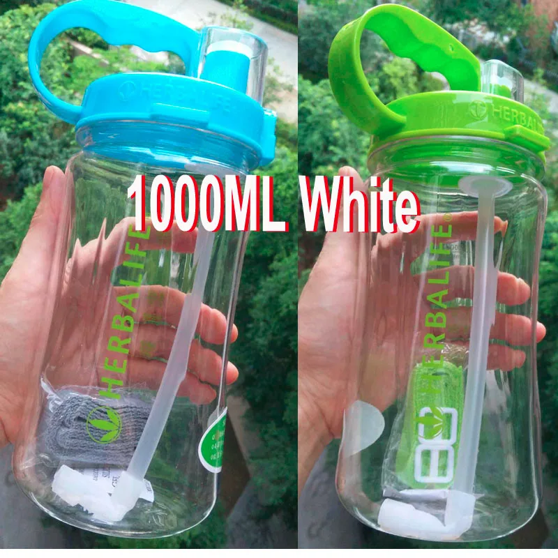 Зазор 1Л/2л негабаритная бутылка для воды 1000/2000 мл модный портативный Herbalife питание изготовленный на заказ шейкер Спортивная бутылка для воды
