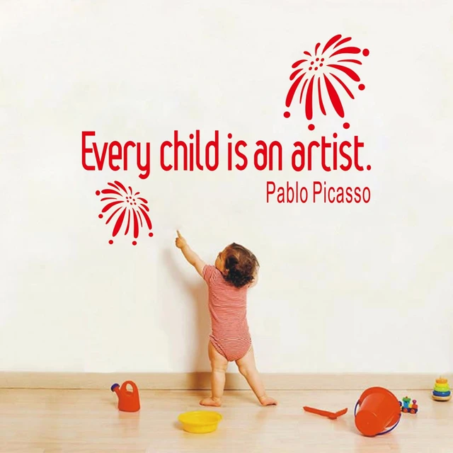 Aliexpress Ebay Hot Ing Every Child Is An Artist Wall Ebay Hot Ing Every Child Is An Artist Wall Quote Decal Sticker Baby Nursery