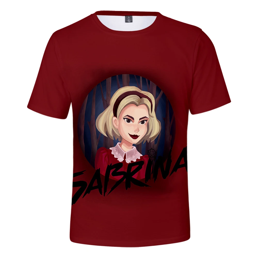 

The Latest print US drama 3D Chilling Adventures of Sabrina Season Harajuku funny Sabrina 3D T-shirt