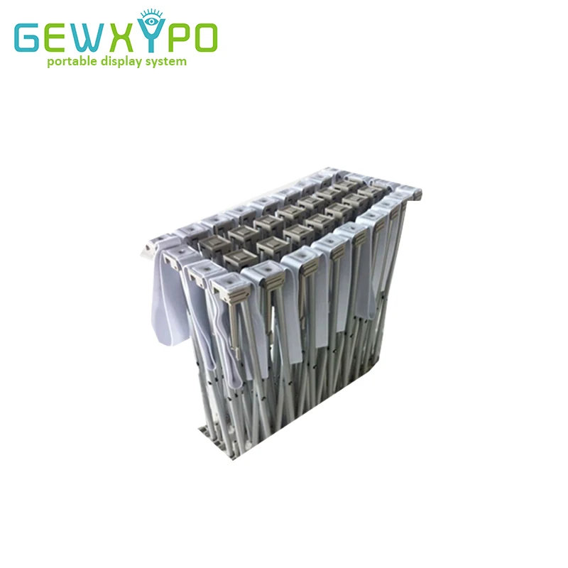 20ft Advertising Straight Shape Stretch Fabric Banner Pop Up