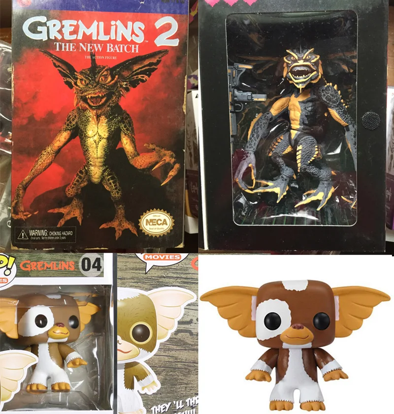 Vogue NECA Gremlins 2 Новые серийные экшн-фильмы Gremlins Gizmo Виниловая фигурка 04# оригинальные коллекции