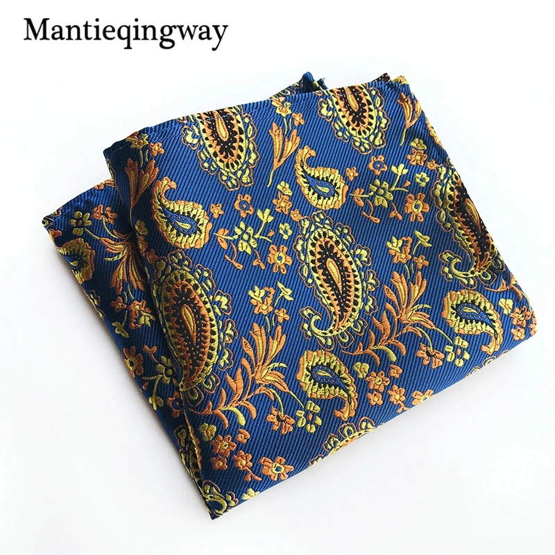 Mantieqingway бизнес костюмы мужские носовые платки Hanky полиэстер полотенце для сундуков 25 см карман квадратный для Свадебная вечеринка