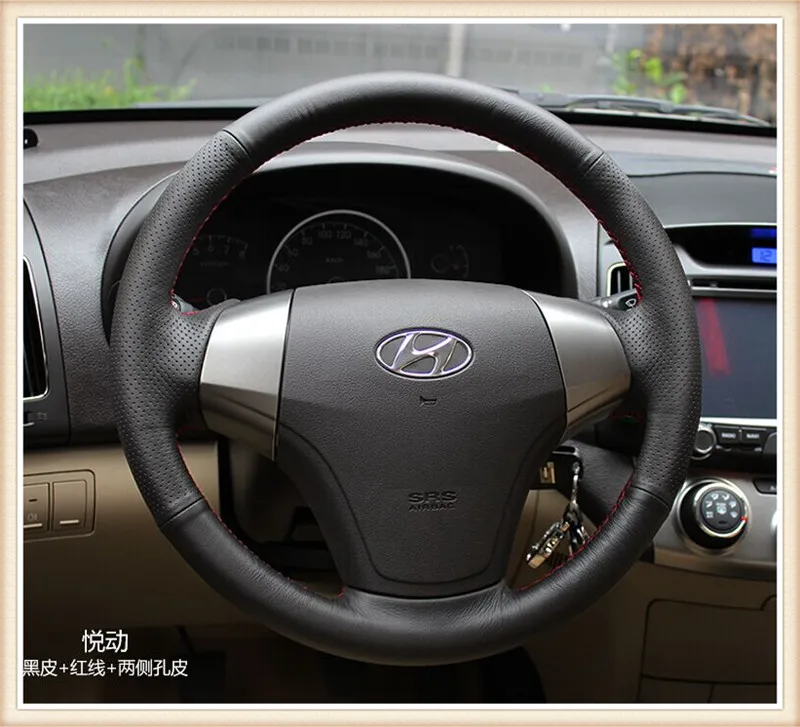 HOT SALE DIY car handmade sewing Steering wheel cover Fit