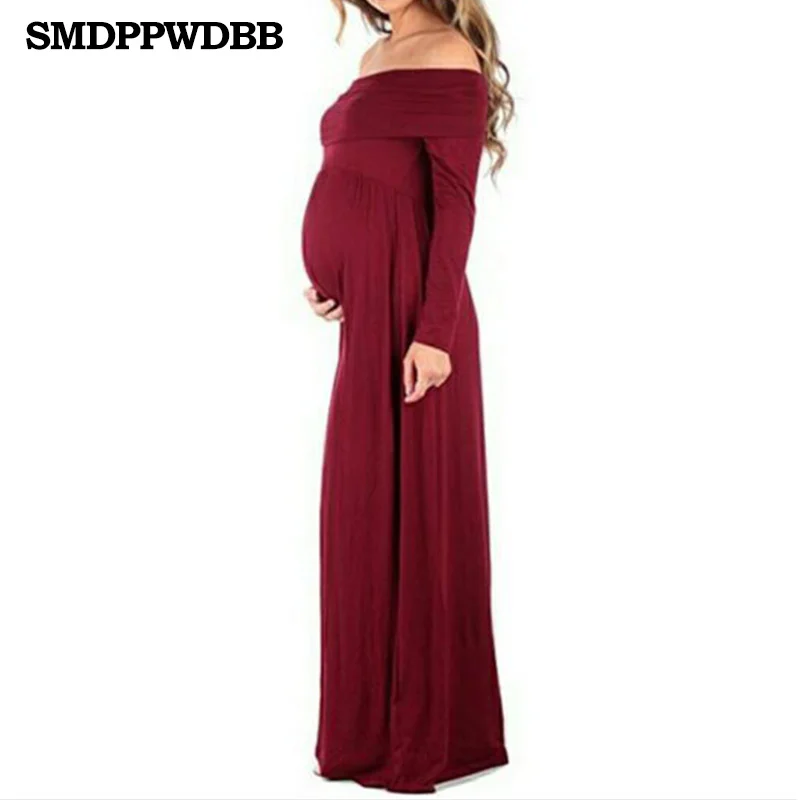 SMDPPWDBB Maternity Photography Props Pregnancy Clothes Maxi Maternity photography Dress Maternity Dress For photography Props