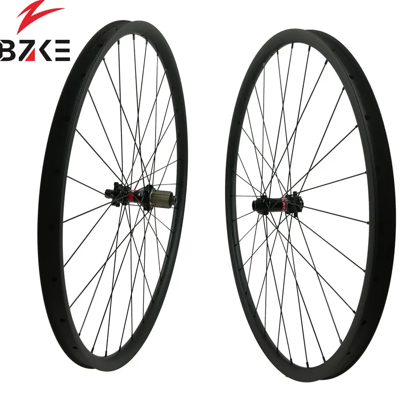 Супер легкие карбоновые колеса 29er mtb wheelset только 1240 г карбоновые колеса для горного велосипеда велосипедный набор 29 novatec D411 концентратор 27,4 мм ширина обода