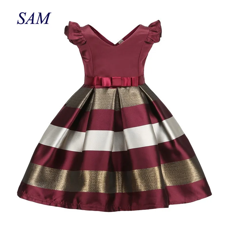 

Flower Girl Dresses Princess Costume Lush Ruffles Tutu Kids Clothes Sleeveless Party Dress Children Summer Prom Dresses