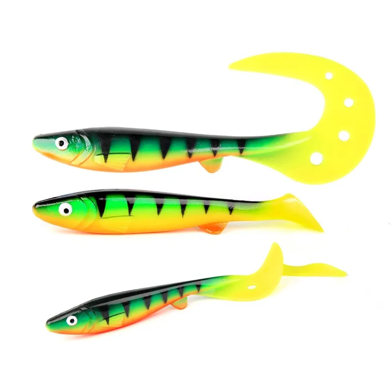 FSTK 17cm/35g Fishing Soft Lures Lifelike Soft Artificial Lure Soft Baits  Wobblers Fishing TackleT Tail