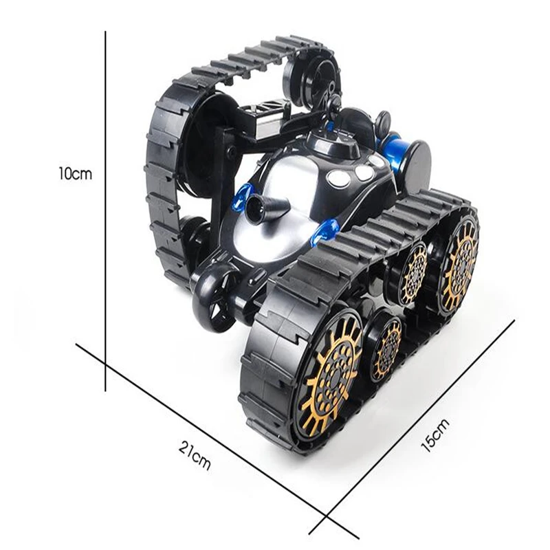 Детские танки на дистанционном управлении автомобиль 360 флип трюк машина-трансформер мальчик игрушка модель rc Танк с светодиодный свет и музыка Детский подарок