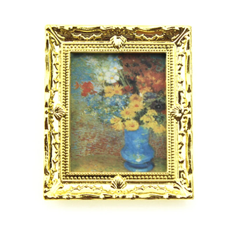 Floral Oil Painting 1/12 Dollhouse 1