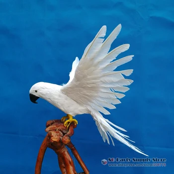 

Costume large Simulation birds Party Bar Garden DIY Decoration products feather furnishings shooting props Free shipping
