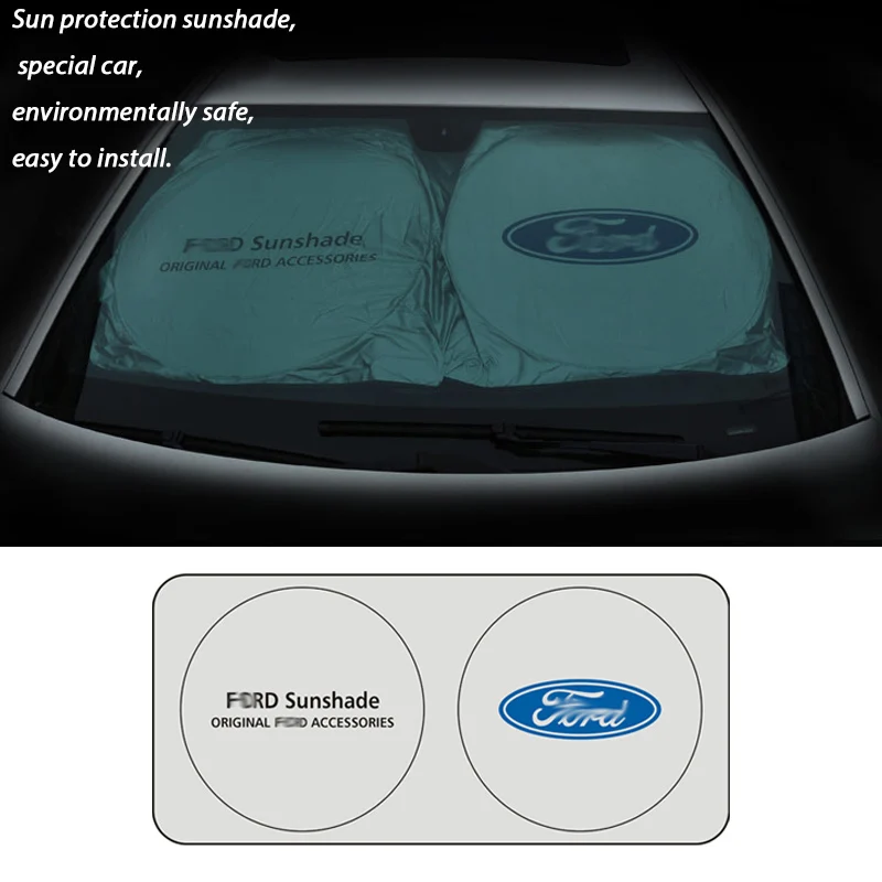 

for Ford sunshade windshield car sun shade shield visor for cars rear window summer uv protector sun visor windshield free ship