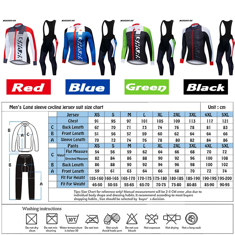 Long Sleeve Winter Thermal Fleece Cycling Clothing Set Bike Clothes MTB Bicycle Clothing Cycling Jersey Set Ropa Ciclismo