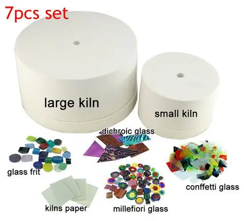 Economic Fuseworks Microwave Kiln Kit 7pcs Set For Fused Gl In Economic Fuseworks Microwave Kiln Kit 7pcs Set For Fused Gl In Large Small