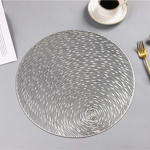 1 قطعة 38 سنتيمتر جولة تحديد الموقع ل طاولة طعام قواعد أكواب من البلاستيك الغربية حصيرة الجوف للحرارة معزول عدم الانزلاق وسادة طبق الحصير المن...