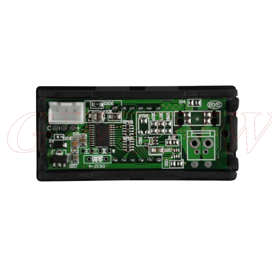 GWUNW BY456V DC 0 99 V (100V) 4 битный Цифровой вольтметр панельный измеритель красный синий