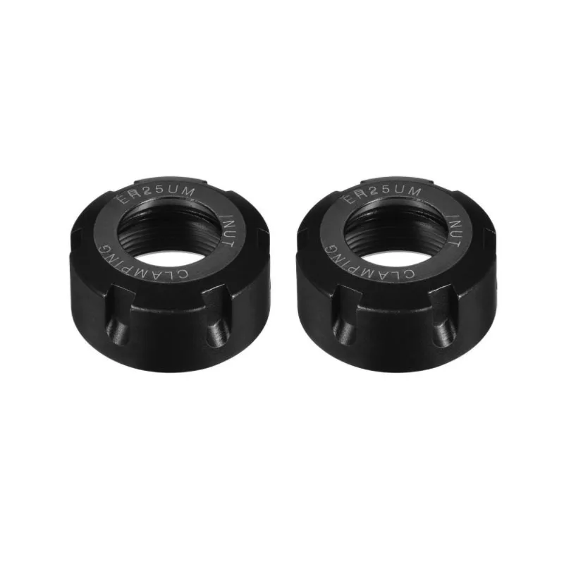 ER20 A type Clamping Collet Nut CNC Milling Lathe Black Oxide Finish