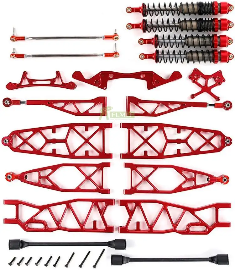 

Aluminum Suspension Arm +Shock Absorber+Dog Bones+Shock Tower Kits Fit for 1/5 Baja 5B Upgraded BAJA-MAX Conversion Parts