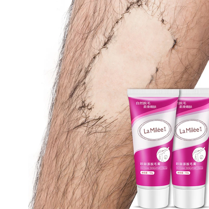 LAMILEE Painless Depilatory Cream Legs Depilation Cream Hair Removal Armpit Hair Remove Cream For Women&Men Wax Bean