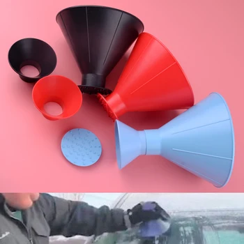 

DWCX Plastic Car Window Windshield Cone Shaped Miracle Ice Scraper Snow Wiper Funnel Remover