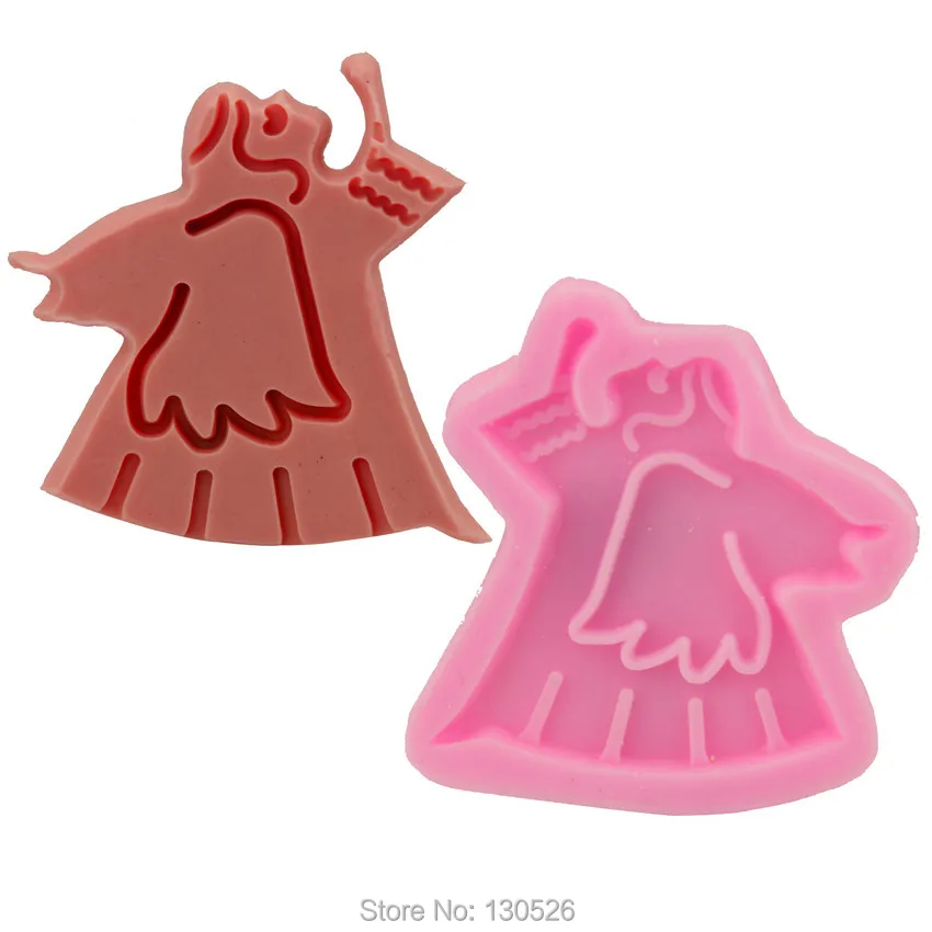 

1Pcs New DIY Halloween Cake Tools Silicone Fondant Ghost shape Mould Sugar Craft Tools Kitchen Bakeware Cooking Accessories