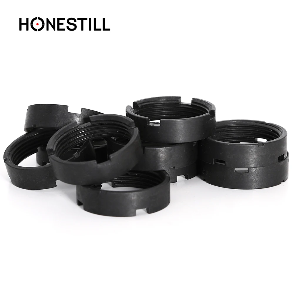

Castle Lock Nut M4/AR15 Receiver Extension Locking Castle nut Fit .223 5.56 Collapsible Butt Stocks Tube