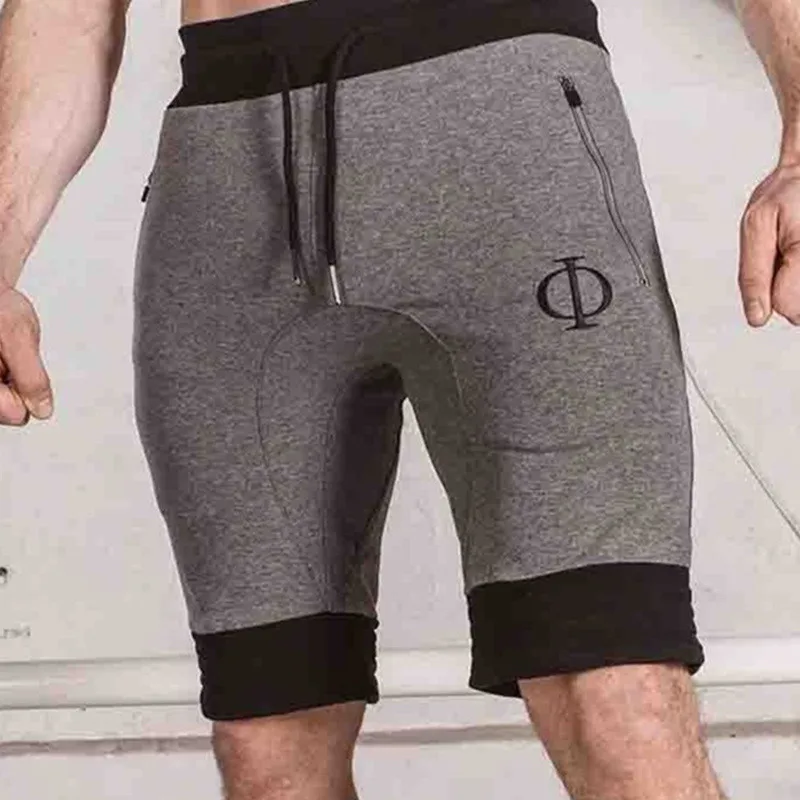 2018 бренд Для мужчин модные повседневные шорты Jogger sweatpants бутик тренировки slim fit Шорты Для мужчин Бодибилдинг clothingM-2XL