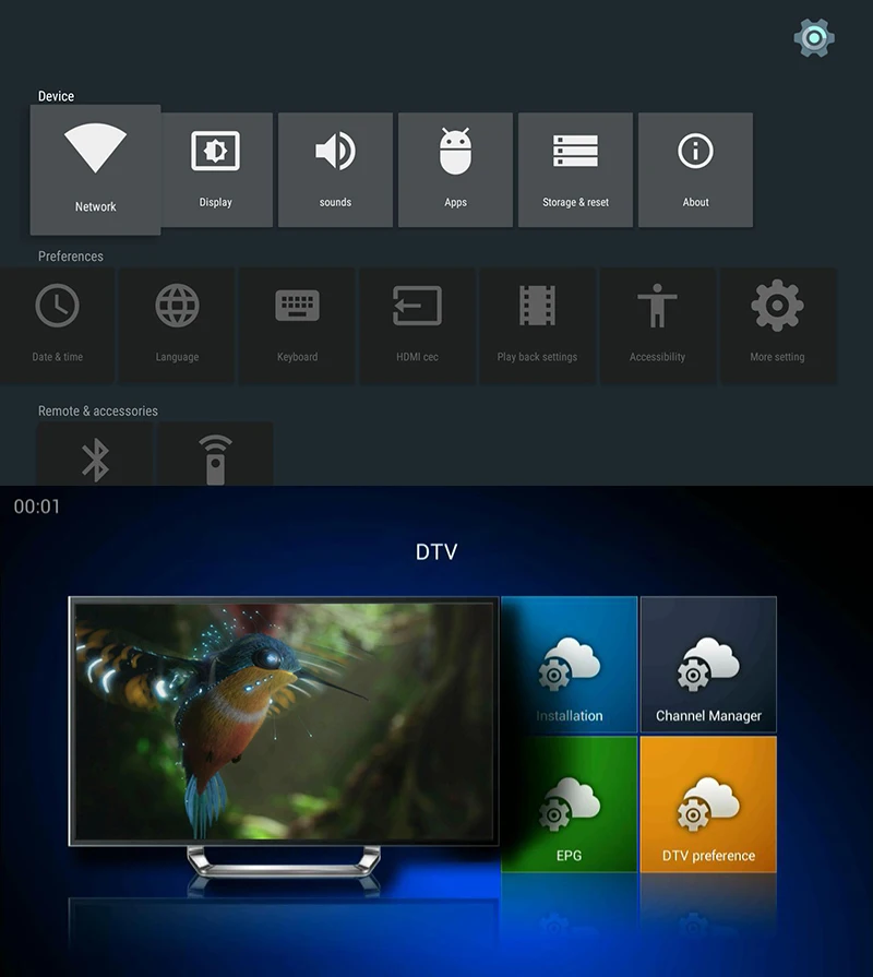 KII Pro DVB-T2 четырехъядерный процессор 2 ГБ/16 ГБ Android 7,1 Smart DVB-S2 K2 PRO Top Box