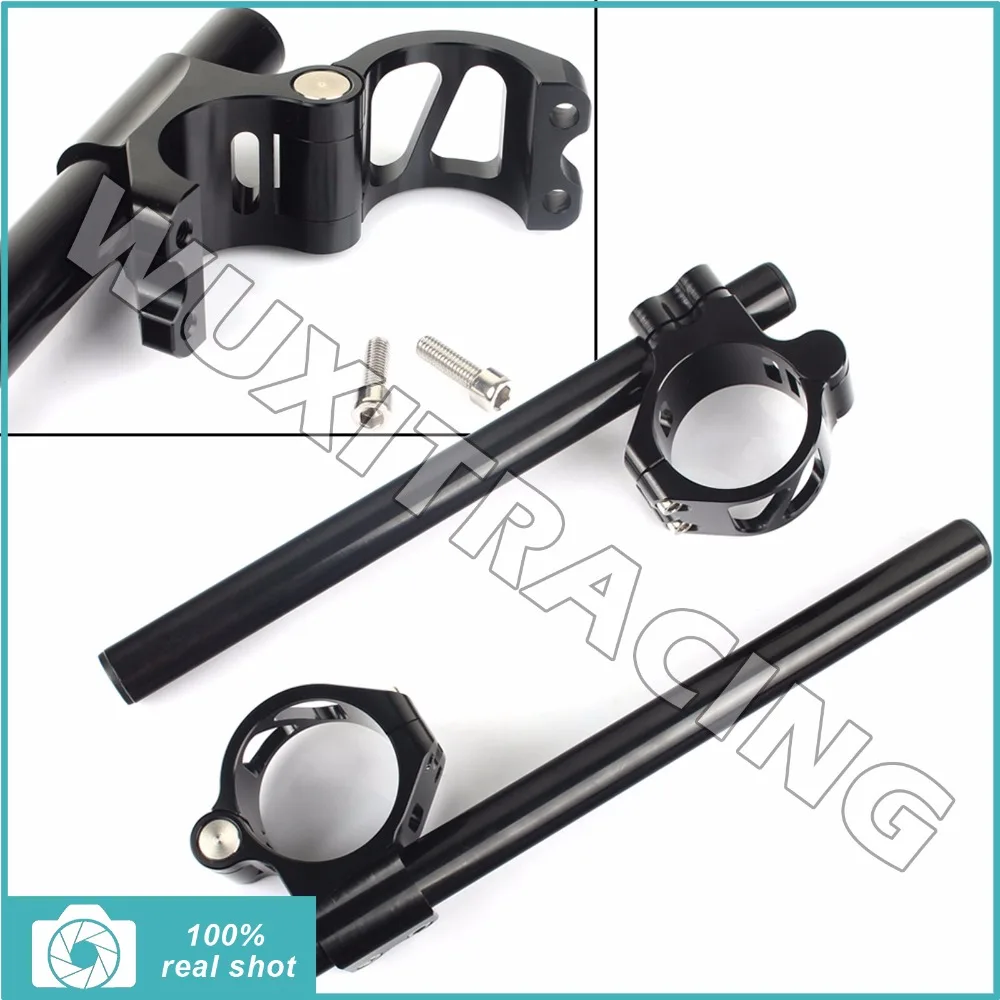 41MM Billet Split Clip Ons Handlebars for KAWASAKI ZX6 ZX7R ZX9R ZX10