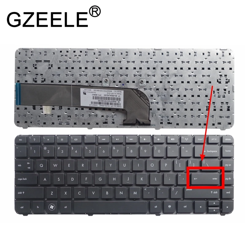 Новая клавиатура GZEELE для ноутбука HP Pavilion Dv4-3000 Dv4-4000 dv4t-4000 dv4t-4100 DV4-3100 DM4-3000 dm4-3100 US |