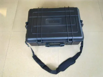 

Internal 590*420*190mm waterproof plastic tool case instrument container with foam set made by ABS material