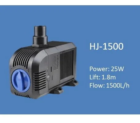 Adjustable Changeable Water Pump for aquarium fish tank, coral reef marine aquarium pump, sponges submersible pump for pond pool - Цвет: SUNSUN HJ-1500