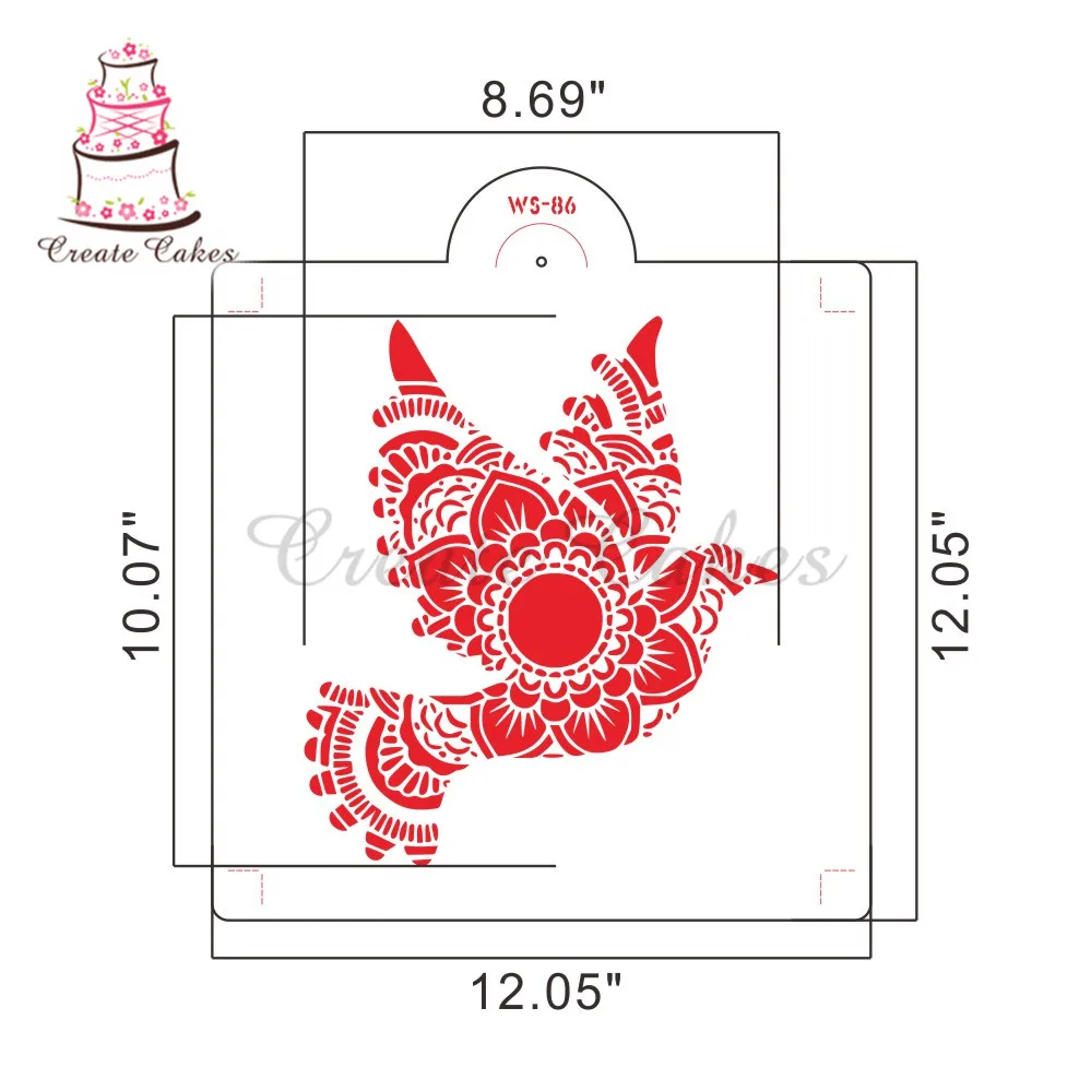 Трафарет для Diy скрапбукинга настенный трафарет пластиковый трафарет для Настенная Наклейка стена Кондитерские инструменты для украшения торта инструмент для украшения