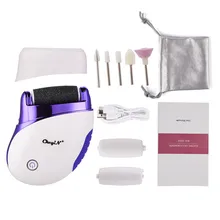 Электрическая пилка для ног, педикюрный аппарат, удалитель мозолей, USB Перезаряжаемый, уход за ногами, твердый, сухой, омертвевшей кутикулы, удалитель кожи, 3 ролика 35