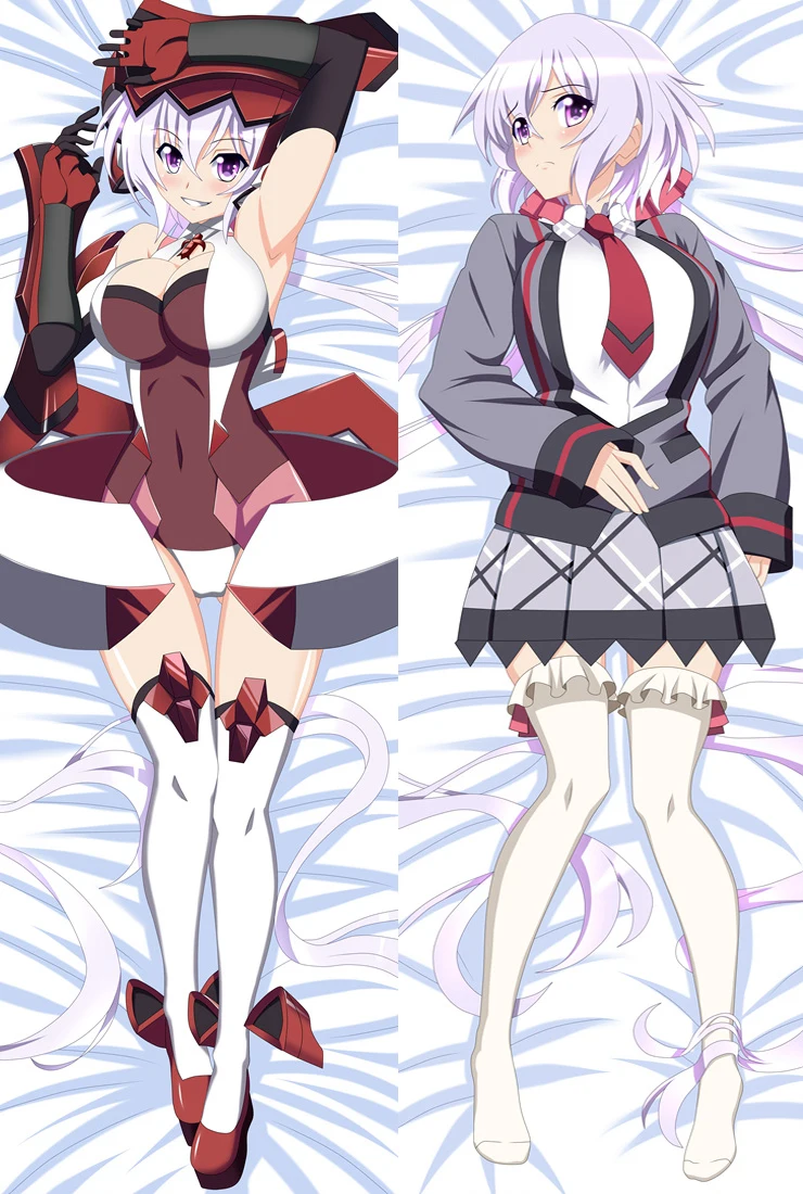 Японское аниме Senki Zessho Symphogear персонажи сексуальная девушка Yukine Chris otaku Подушка