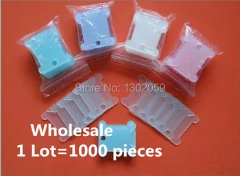 

Available Factory Wholesale Total 1000 Pieces Plastic Cross Stitch Embroidery Thread Threading Board Bobbin Card