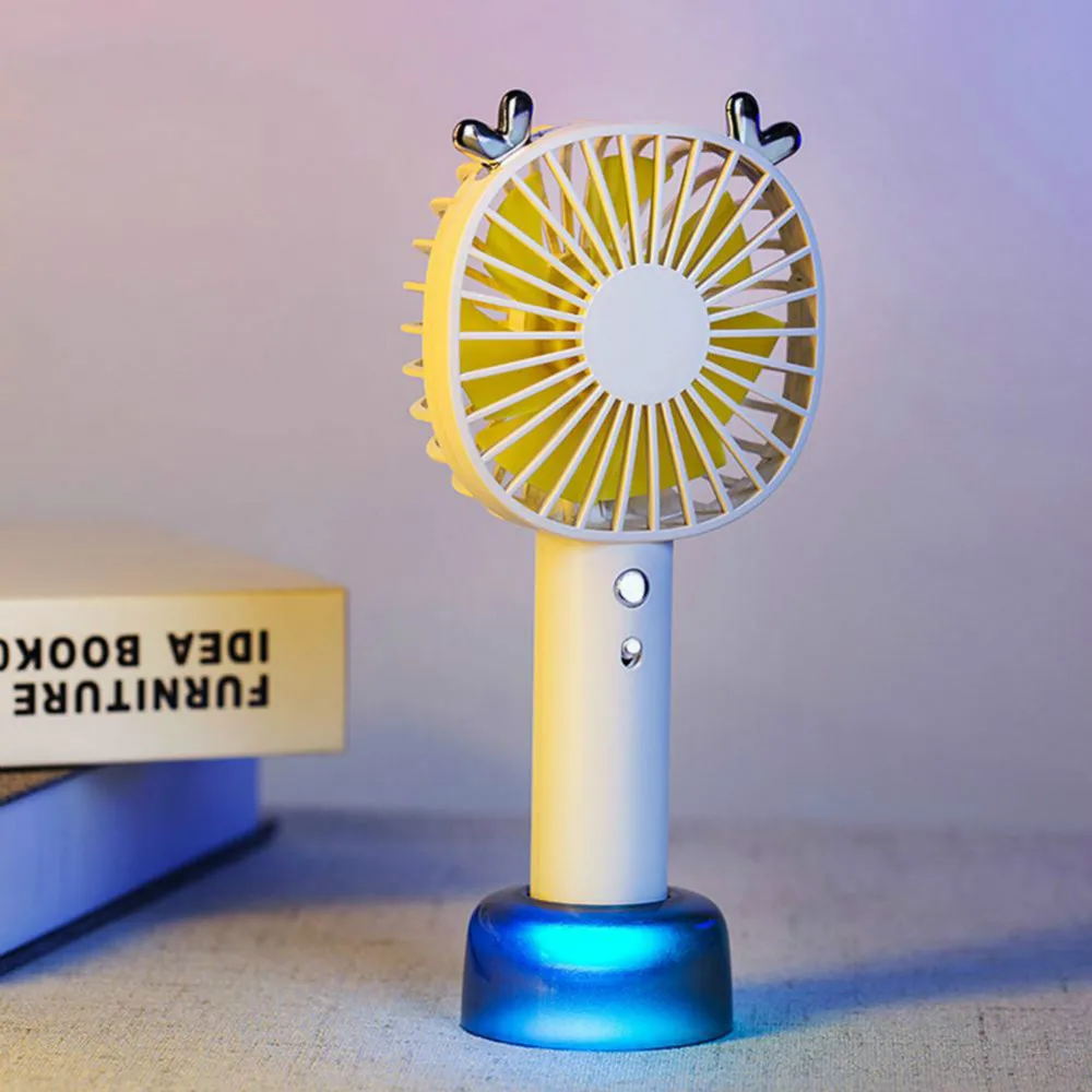 2019 Новый переносной мини вентилятор USB перезаряжаемый портативный Настольный
