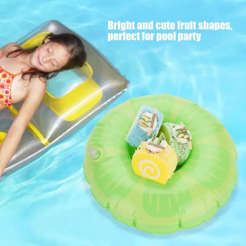 Милые Детские держатели для напитков в форме фруктов для плавания для бассейна, пляжа, вечерние, водные развлечения, надувной плавающий бассейн, пляжные Вечерние