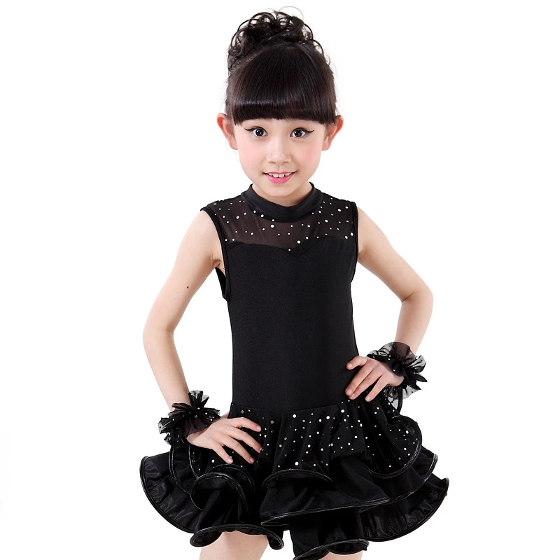 Vestidos; детская Одежда для танцев; платье для латинских танцев без рукавов; бальное платье для девочек; трико; платья для катания на коньках