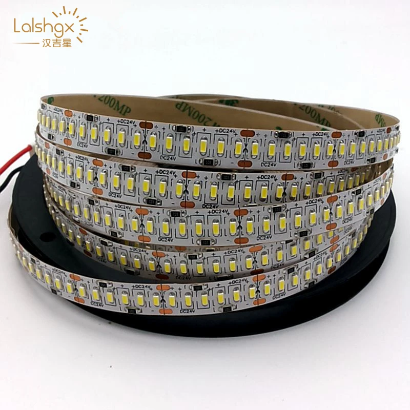

DC24V IP20 3014 SMD 240 led/m 1200leds high brightness non-waterproof Flexible LED Strip Light Tape Ribbon Free shipping 5m/roll