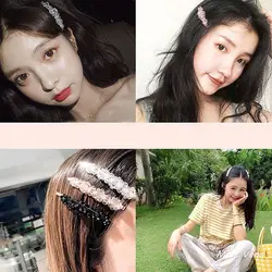 M MISM корейский 3 цветок кристалл заколка для волос для девочек для женщин женские аксессуары для волос булавки женские элегантные заколка