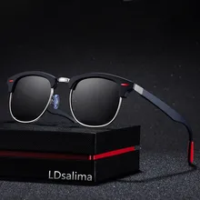 LDsalima классические поляризационные солнцезащитные очки для женщин Для мужчин Для женщин ретро Брендовая Дизайнерская обувь Высокое качество солнцезащитные очки Для женщин Для Мужчин Поляризованные UV400