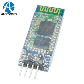 

Wireless Serial 4P 4 Pin Module Board Compatible For Arduino HC-06 Bluetooth RF Transceiver RS232 With Backplane Bluetooth