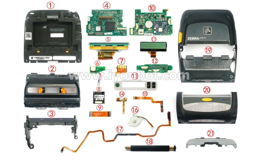 Запчасти для клавиатуры для Зебра ZQ510